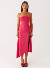 Laoise Midi Dress - Hot Pink