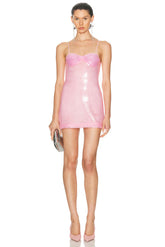 Balconette Bra Detail Mini Cami Dress