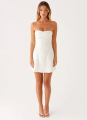 So Stylish Mini Dress - White