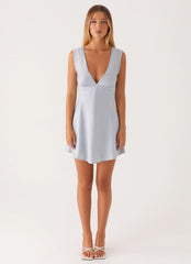 Layton Mini Dress - Blue