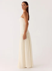 Slowing Tide Maxi Dress - Ivory