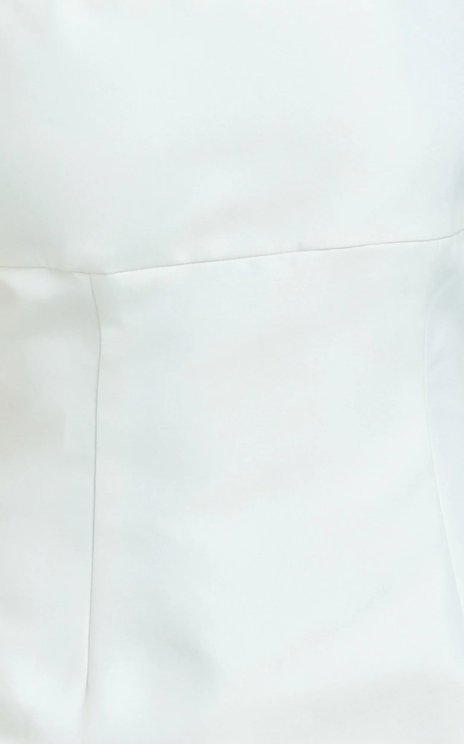 Alegra Mini Dress - Square Neck Fit And Flare Dress in Ivory