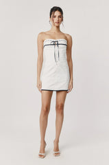 Sabrin Dress | White Embroidery