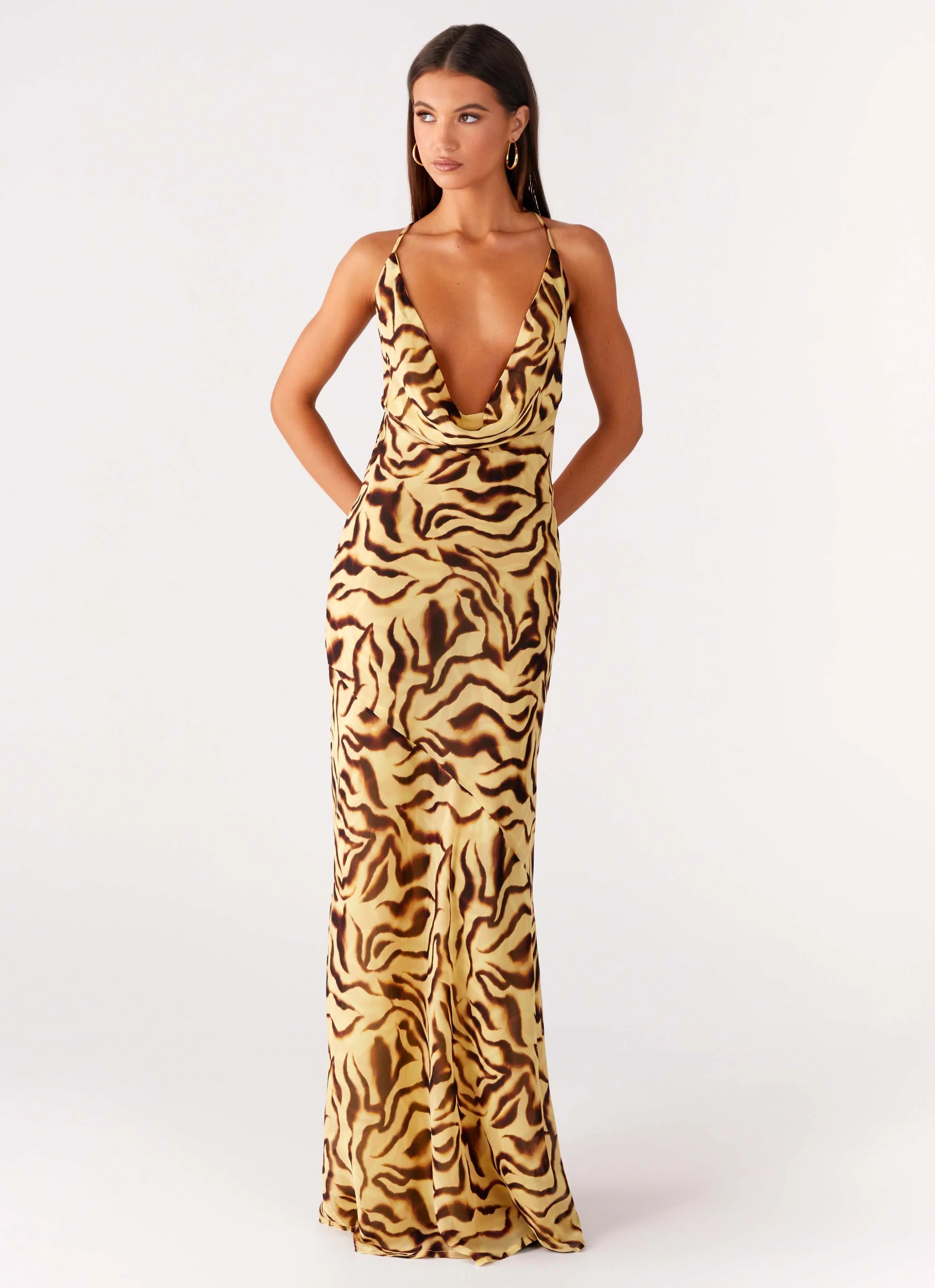 Viva Lune Maxi Dress - Laguna Print