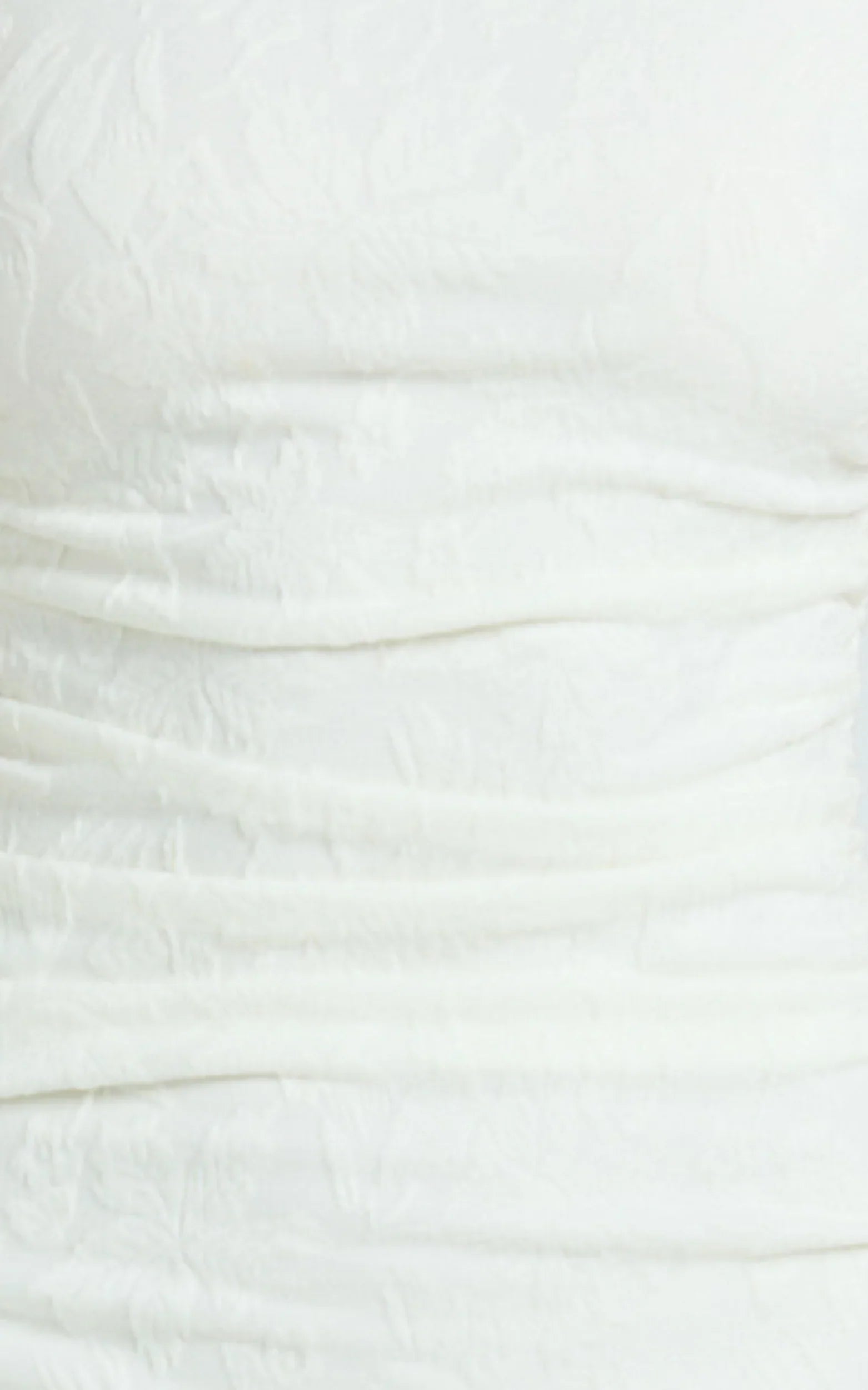 Kayrene Maxi Dress - Short Sleeve Jacquard Dress in Cream