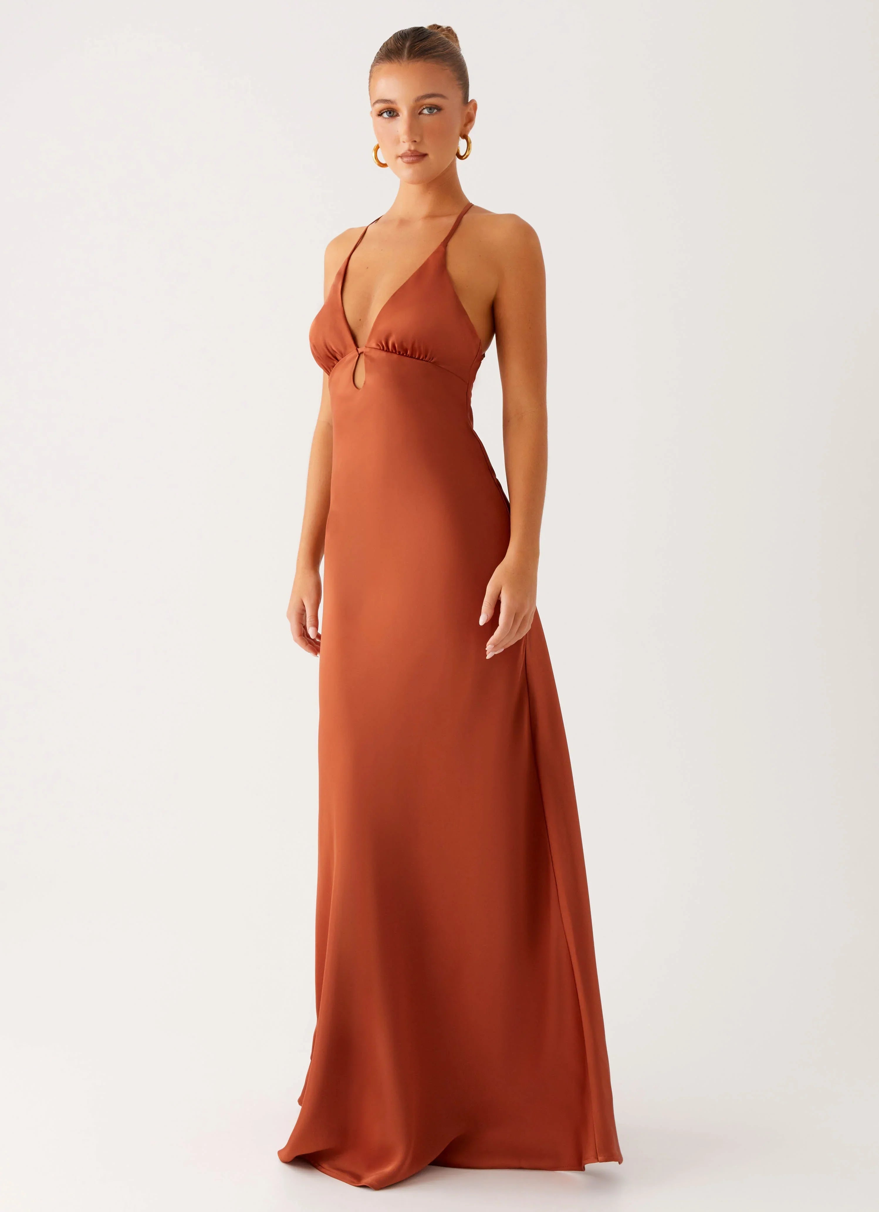 Sundowner Maxi Dress - Rust