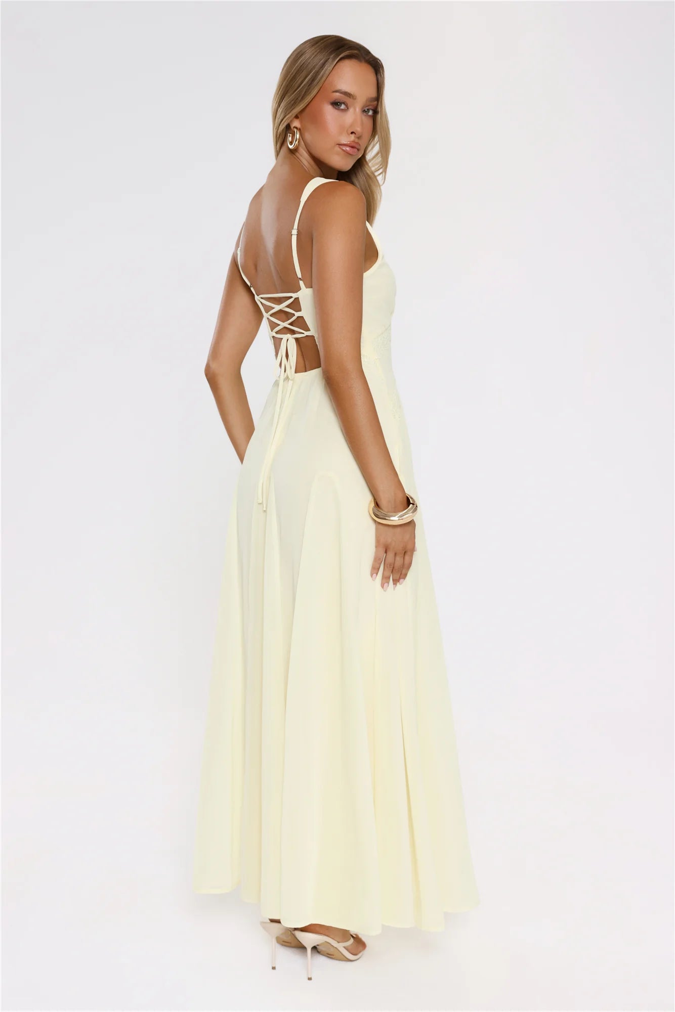 Salted Glow Maxi Dress Yellow